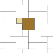 Verlegemuster mit 2 Fliesenformaten 06