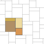 Verlegemuster mit 4 Fliesenformaten 05