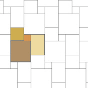 Verlegemuster mit 4 Fliesenformaten 07